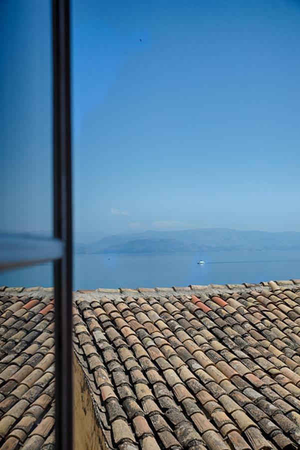 Serene Sea View Apartment In Corfu Old Town Exterior foto